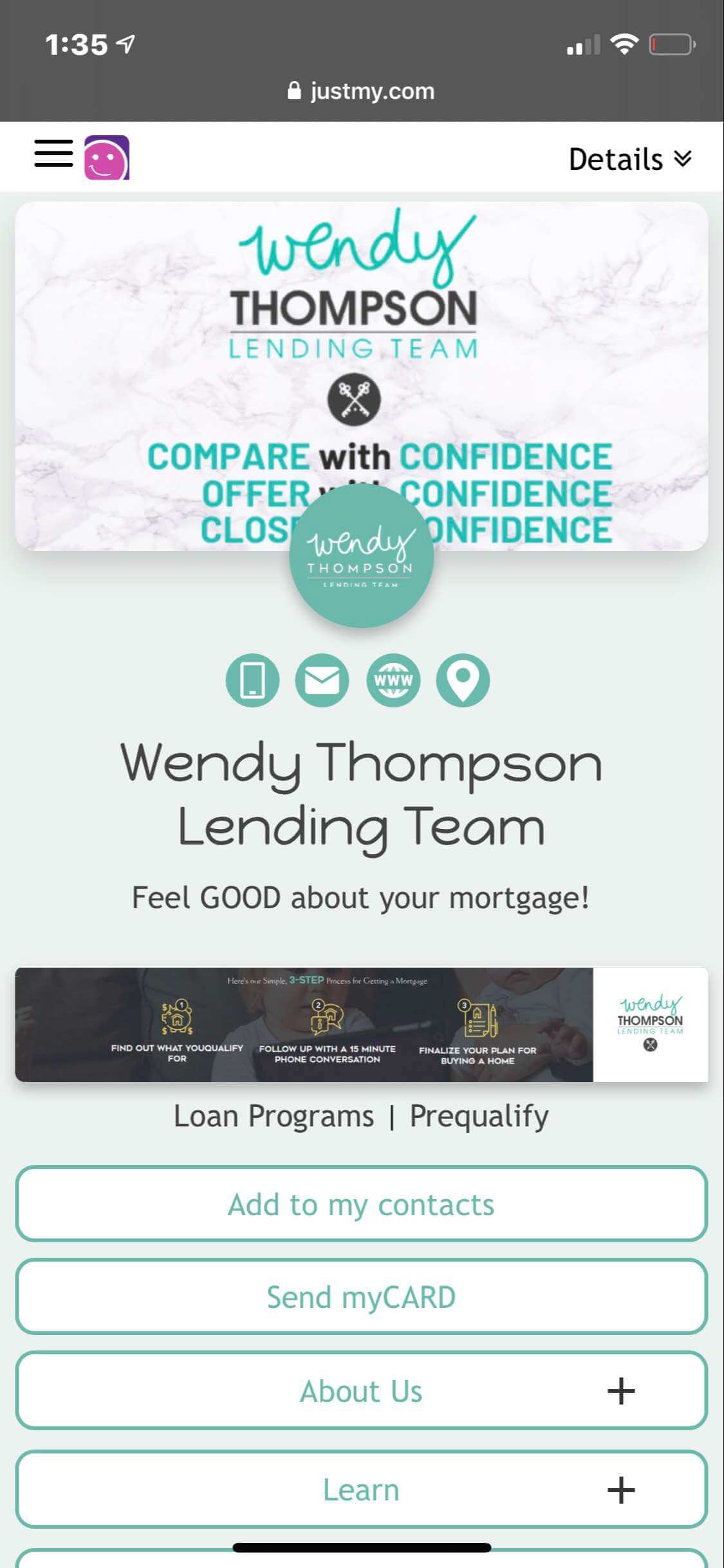 myCARD  |  Wendy Thompson Lending Team