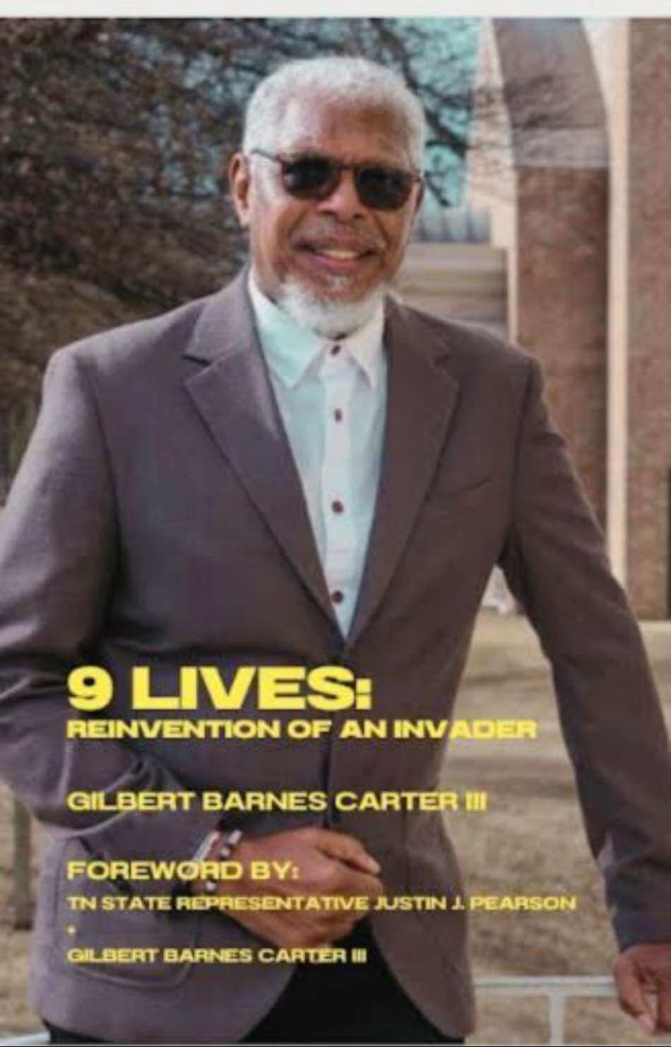 9 LIVES: REINVENTION OF AN INVADER - Front book cover...